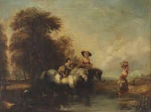 WALL CALLCOTT AUGUSTUS (1779 - 1844) - Da. Il ritorno dal mercato