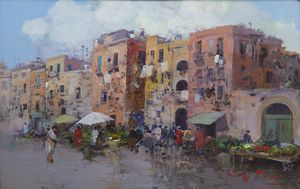 PESA GIUSEPPE (1928 - 1992) - Periferia di Catania