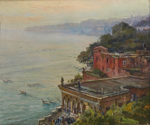DE CORSI NICOLA (1882 - 1956) - Veduta costiera