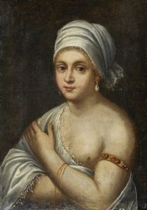 VAROTARI, DETTO IL PADOVANINO ALESSANDRO (1588 - 1649) - Cortigiana