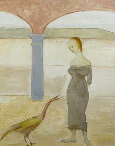 JOB ENRICO (1934 - 2008) - Donna con papera