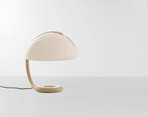 ELIO MARTINELLI : Lampada da tavolo mod. Serpente  - Asta Design Lab - Associazione Nazionale - Case d'Asta italiane