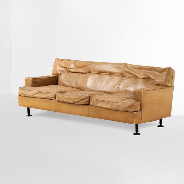 MARCO ZANUSO : Divano mod. Square  - Asta Design Lab - Associazione Nazionale - Case d'Asta italiane