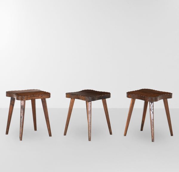 Set di tre sgabelli  - Asta Design Lab - Associazione Nazionale - Case d'Asta italiane