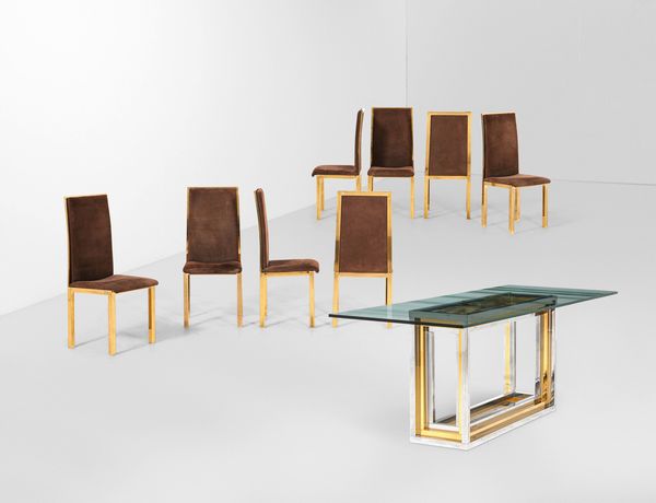 Tavolo e otto sedie  - Asta Design Lab - Associazione Nazionale - Case d'Asta italiane
