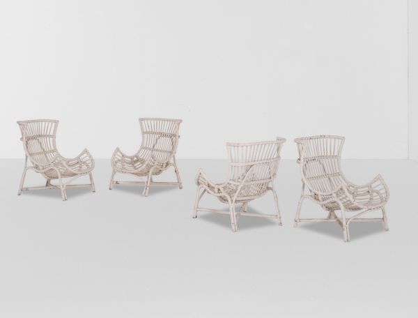 OSVALDO BORSANI : Quattro poltrone  - Asta Design Lab - Associazione Nazionale - Case d'Asta italiane