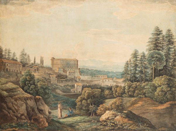 Lotto composto da due vedute della campagna romana, secoli XIX-XX  - Asta Incanti d'Arte - Associazione Nazionale - Case d'Asta italiane