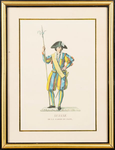 Lotto composto da quattro stampe raffiguranti costumi delle Guardie Svizzere  - Asta Incanti d'Arte - Associazione Nazionale - Case d'Asta italiane