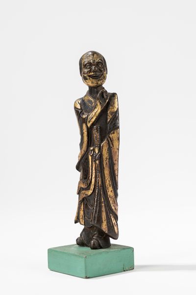 Scultura in bronzo raffigurante Sennin  - Asta Incanti d'Arte - Associazione Nazionale - Case d'Asta italiane