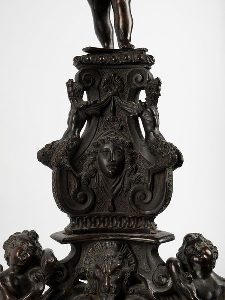 Coppia di grandi alari in bronzo. Da un modello di NiccolÃ² Roccatagliata (Genova 1559-Venezia, 1629)  - Asta Incanti d'Arte - Associazione Nazionale - Case d'Asta italiane