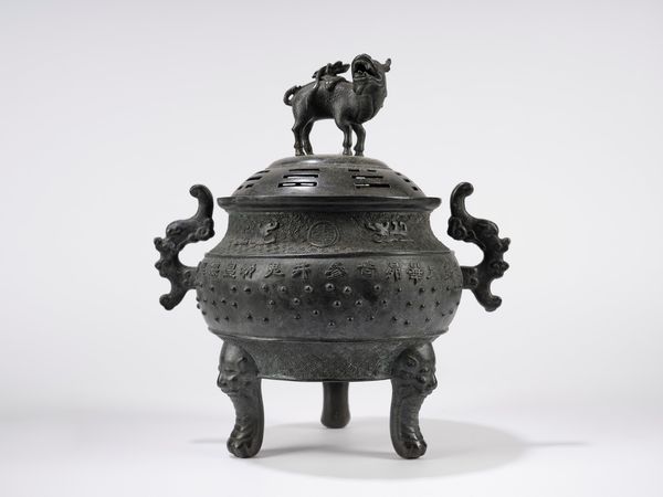 Grande incensiere tripode in bronzo  - Asta Incanti d'Arte - Associazione Nazionale - Case d'Asta italiane