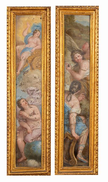 Scuola napoletana, fine secolo XVII - inizi secolo XVIII : Due scene mitologiche  - Asta Incanti d'Arte - Associazione Nazionale - Case d'Asta italiane