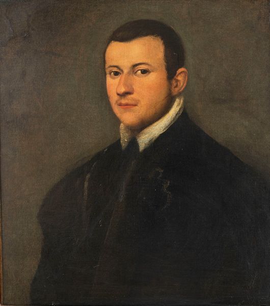 Scuola veneta, fine secolo XVI - inizi secolo XVII : Ritratto virile a mezzo busto  - Asta Incanti d'Arte - Associazione Nazionale - Case d'Asta italiane