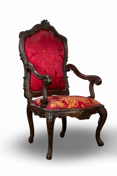 Poltrona in legno intagliato  - Asta Incanti d'Arte - Associazione Nazionale - Case d'Asta italiane