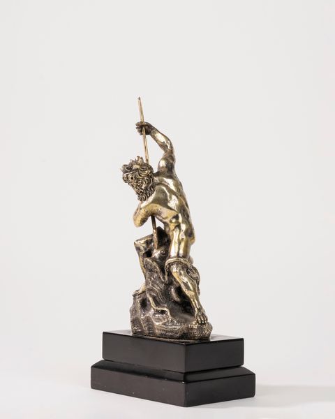 Scultura  in argento raffigurante Nettuno  - Asta Incanti d'Arte - Associazione Nazionale - Case d'Asta italiane