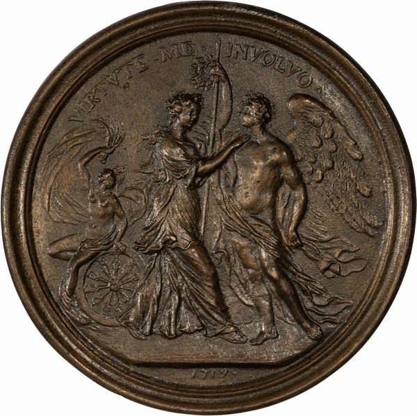 Lotto di nove medaglie commemorative in bronzo. Fine secolo XVII/metÃ  secolo XVIII  - Asta Incanti d'Arte - Associazione Nazionale - Case d'Asta italiane