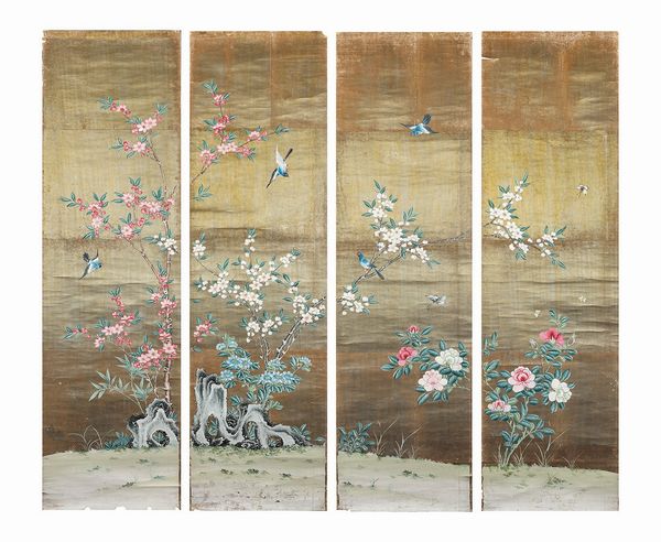 Quattro scroll dipinti su foglia oro  - Asta Incanti d'Arte - Associazione Nazionale - Case d'Asta italiane