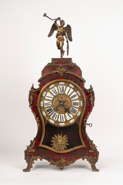 Pendola Cartel in stile Boulle in tartaruga e bronzo dorato, secolo XIX  - Asta Incanti d'Arte - Associazione Nazionale - Case d'Asta italiane