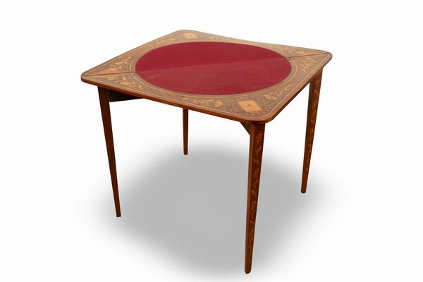 Tavolino da gioco Luigi XVI, Olanda, secolo XVIII  - Asta Incanti d'Arte - Associazione Nazionale - Case d'Asta italiane