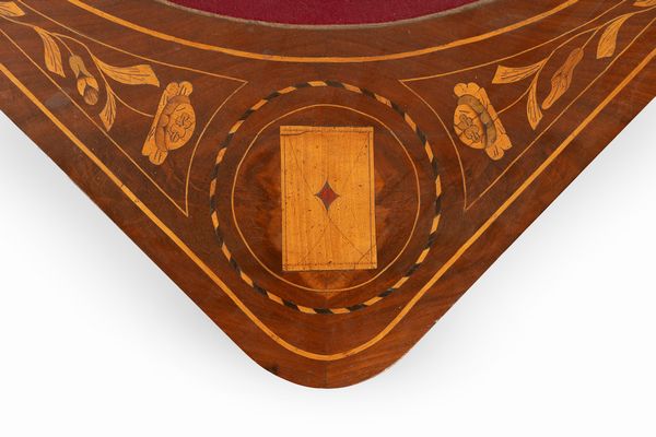 Tavolino da gioco Luigi XVI, Olanda, secolo XVIII  - Asta Incanti d'Arte - Associazione Nazionale - Case d'Asta italiane