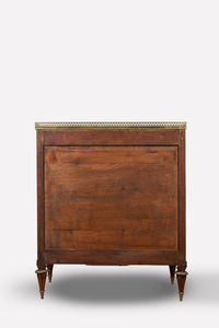 Cassettone con scrittoio lastronato in mogano, secolo XIX  - Asta Incanti d'Arte - Associazione Nazionale - Case d'Asta italiane