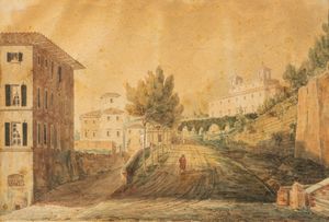 Lotto composto da quattro vedute di città  - Asta Incanti d'Arte - Associazione Nazionale - Case d'Asta italiane