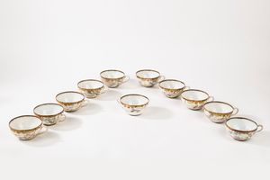 Servizio da tÃ¨ in porcellana policroma, Giappone inizi secolo XX  - Asta Incanti d'Arte - Associazione Nazionale - Case d'Asta italiane