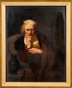 Coppia di formelle in porcellana, manifattura KPM, Berlino,secolo XIX  - Asta Incanti d'Arte - Associazione Nazionale - Case d'Asta italiane