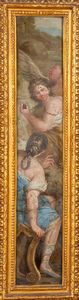 Scuola napoletana, fine secolo XVII - inizi secolo XVIII : Due scene mitologiche  - Asta Incanti d'Arte - Associazione Nazionale - Case d'Asta italiane