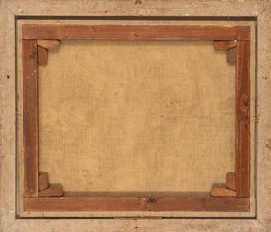 Scuola napoletana, secolo XVIII : Trionfo di fiori in un vaso en plain air  - Asta Incanti d'Arte - Associazione Nazionale - Case d'Asta italiane