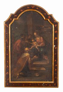 Scuola dell'Italia settentrionale, secolo XVII - Adorazione dei Magi