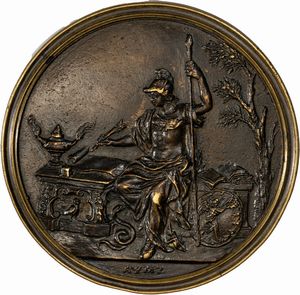Lotto di nove medaglie commemorative in bronzo. Fine secolo XVII/metÃ  secolo XVIII  - Asta Incanti d'Arte - Associazione Nazionale - Case d'Asta italiane