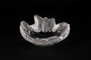 LALIQUE - Centrotavola Compiegne in cristallo smerigliato
