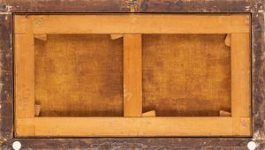 Scuola romana, secolo XVII : Paesaggio arcadico con figure  - Asta Incanti d'Arte - Associazione Nazionale - Case d'Asta italiane