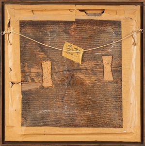 Scuola dell'Italia settentrionale, secolo XVII : Due tavelle da soffitto con stemmi nobiliari  - Asta Incanti d'Arte - Associazione Nazionale - Case d'Asta italiane