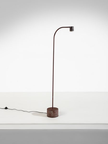 ETTORE SOTTSASS : Lampada da terra mod. Halo per Philips.  - Asta Asta 503 | DESIGN E ARTI DECORATIVE DEL NOVECENTO Virtuale - Associazione Nazionale - Case d'Asta italiane