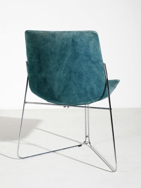 GIOVANNI OFFREDI : Quattro sedie per Saporiti.  - Asta Asta 503 | DESIGN E ARTI DECORATIVE DEL NOVECENTO Virtuale - Associazione Nazionale - Case d'Asta italiane