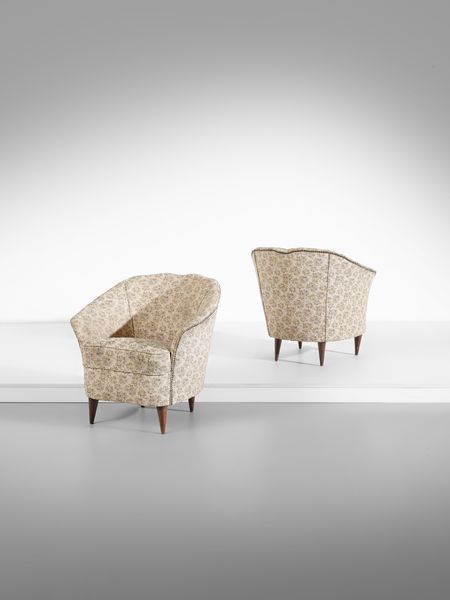 MANIFATTURA ITALIANA : Coppia di poltrone.  - Asta Asta 503 | DESIGN E ARTI DECORATIVE DEL NOVECENTO Virtuale - Associazione Nazionale - Case d'Asta italiane