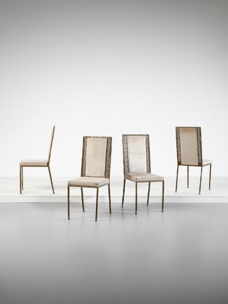 MANIFATTURA ITALIANA : Quattro sedie.  - Asta Asta 503 | DESIGN E ARTI DECORATIVE DEL NOVECENTO Virtuale - Associazione Nazionale - Case d'Asta italiane