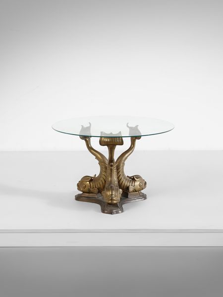 MANIFATTURA FRANCESE : Tavolino da salotto.  - Asta Asta 503 | DESIGN E ARTI DECORATIVE DEL NOVECENTO Virtuale - Associazione Nazionale - Case d'Asta italiane