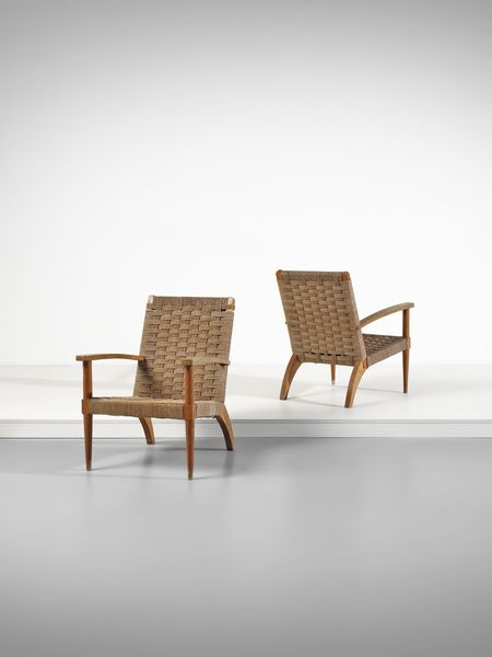 Guglielmo Pecorini : Coppia di poltrone.  - Asta Asta 503 | DESIGN E ARTI DECORATIVE DEL NOVECENTO Virtuale - Associazione Nazionale - Case d'Asta italiane