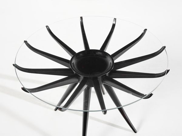 RENATO G. ANGELI, CARLO DE CARLI & LUIGI CLAUDIO OLIVIERI : Tavolino da salotto.  - Asta Asta 503 | DESIGN E ARTI DECORATIVE DEL NOVECENTO Virtuale - Associazione Nazionale - Case d'Asta italiane