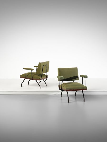 MANIFATTURA ITALIANA : Coppia di poltrone.  - Asta Asta 503 | DESIGN E ARTI DECORATIVE DEL NOVECENTO Virtuale - Associazione Nazionale - Case d'Asta italiane