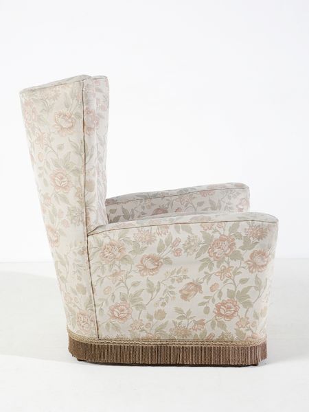 PAOLO BUFFA : Poltrona bergere, esecuzione Serafino Arrighi, Cantù.  - Asta Asta 503 | DESIGN E ARTI DECORATIVE DEL NOVECENTO Virtuale - Associazione Nazionale - Case d'Asta italiane