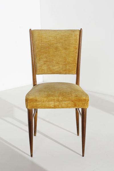 PAOLO BUFFA : Otto sedie, esecuzione Serafino Arrighi, Cantù.  - Asta Asta 503 | DESIGN E ARTI DECORATIVE DEL NOVECENTO Virtuale - Associazione Nazionale - Case d'Asta italiane