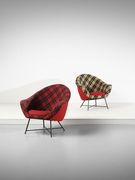 MANIFATTURA ITALIANA : Coppia di poltrone.  - Asta Asta 503 | DESIGN E ARTI DECORATIVE DEL NOVECENTO Virtuale - Associazione Nazionale - Case d'Asta italiane