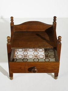 MANIFATTURA ITALIANA : Coppia di comodini.  - Asta Asta 503 | DESIGN E ARTI DECORATIVE DEL NOVECENTO Virtuale - Associazione Nazionale - Case d'Asta italiane