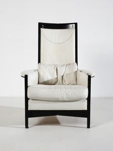 UMBERTO ASNAGO : Poltrona mod. Peggy per Giorgetti.  - Asta Asta 503 | DESIGN E ARTI DECORATIVE DEL NOVECENTO Virtuale - Associazione Nazionale - Case d'Asta italiane