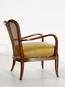 MERONI & FOSSATI : Coppia di poltrone.  - Asta Asta 503 | DESIGN E ARTI DECORATIVE DEL NOVECENTO Virtuale - Associazione Nazionale - Case d'Asta italiane