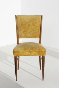 PAOLO BUFFA : Otto sedie, esecuzione Serafino Arrighi, Cantù.  - Asta Asta 503 | DESIGN E ARTI DECORATIVE DEL NOVECENTO Virtuale - Associazione Nazionale - Case d'Asta italiane